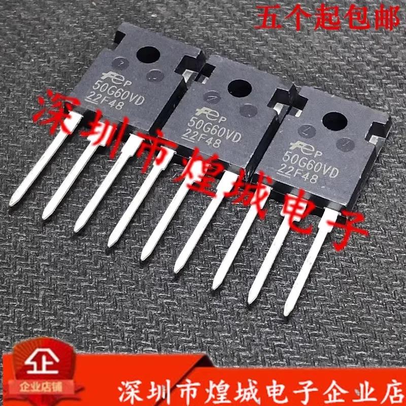 ǰ ,  Huangcheng Electronicsκ   , 50G60VD FGW50N60VD TO-247 600V 50A, 5PCs
